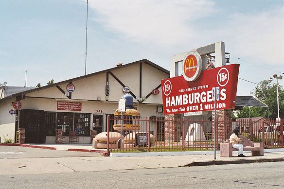 First McDonalds in San Bernardino, California